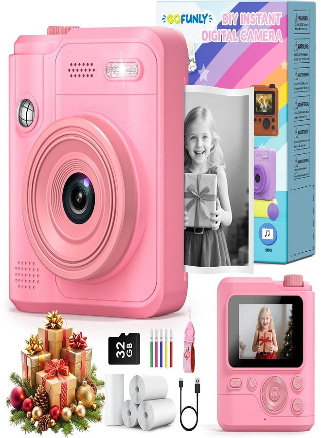 Gofunly Kids Camera Gifts for Girls Boys - Christmas Birthday Xmas Gift for Girl Boy Age 3 4 5 6 7 8 9 10 11 12 Year Old - Instant Print Digital Toys Ages 3-5 6-8 8-12 Years Olds - Toddler Learning Kid Toy - Image 1